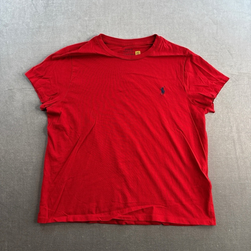 Polo Ralph Lauren T Shirt‎ Red Pony Logo Short Sleeve Tee Men's XL